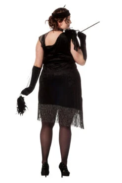 Charleston, Zwart (grote Maten) (V) -Kostuums Met Halloween-Thema 10870 4941 XX 30