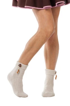 Tiroler Sokken Met Houten Hartje