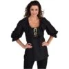 Piraten Damesblouse Luxe Zwart -Kostuums Met Halloween-Thema 10 22019900002 1