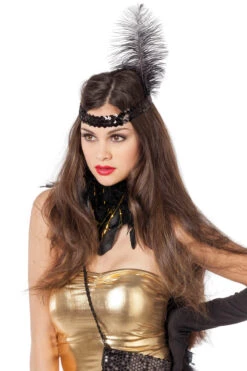 Charleston Hoofdband Met Veer