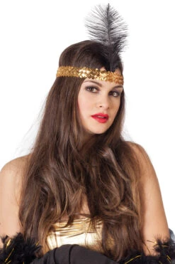 Charleston Hoofdband Met Veer -Kostuums Met Halloween-Thema 11061 55761 28 10