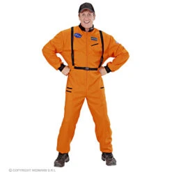 Astronaut Oranje -Kostuums Met Halloween-Thema 11061 d