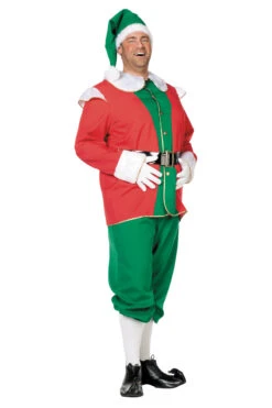 Elf Rood/groen Met Muts -Kostuums Met Halloween-Thema 11102 5715 XX 40