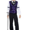 Gambler Purple -Kostuums Met Halloween-Thema 11126 5903 XX 10