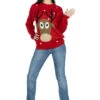 Kersttrui Rood Rendier (netto) -Kostuums Met Halloween-Thema 11294 7822 XX 10