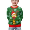 Kersttrui Groen Met Rendier (netto) -Kostuums Met Halloween-Thema 11297 7826 XX 10