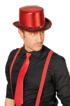 Hoge Hoed Lamee Met Paillettenband -Kostuums Met Halloween-Thema 11430 9019 08 10