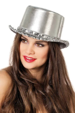 Hoge Hoed Lamee Met Paillettenband -Kostuums Met Halloween-Thema 11430 9019 27 10