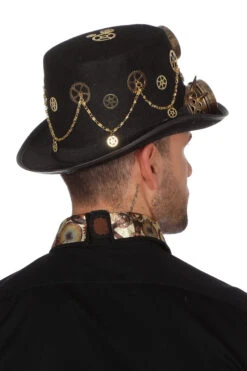 Hoed Steampunk Met Bril En Ketting 8 Hoed Steampunk Met Bril En Ketting -Kostuums Met Halloween-Thema 11474 9214 28 30