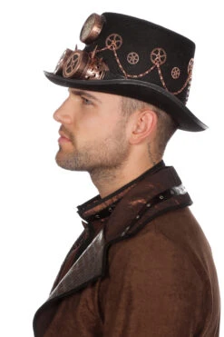 Hoed Steampunk Met Bril En Ketting 10 Hoed Steampunk Met Bril En Ketting -Kostuums Met Halloween-Thema 11474 9214 29 20