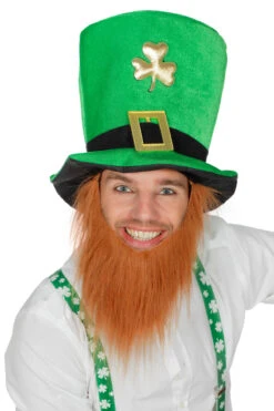 Hoed St. Patrick Met Baard Bruin