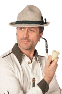 Wolvilt Tirolerhoed Grijs