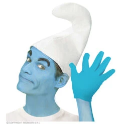 Handschoenen Blauw -Kostuums Met Halloween-Thema 1465B b