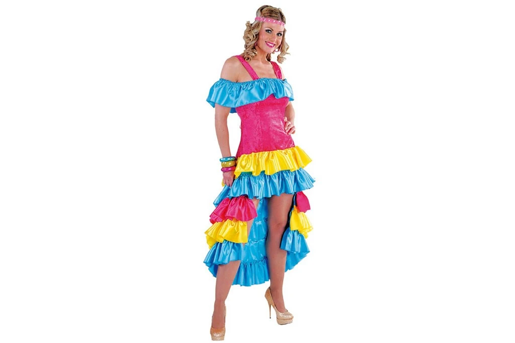 Braziliaanse Lange Jurk Pink 3 Braziliaanse Lange Jurk Pink