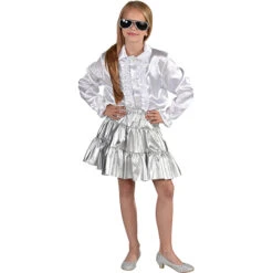 Rokje Folie Zilver