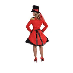Hoge Hoed Zwart Met Rood -Kostuums Met Halloween-Thema 220300.7 4