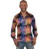 Party Blouse Disco Colour Drops -Kostuums Met Halloween-Thema 221266 197 1