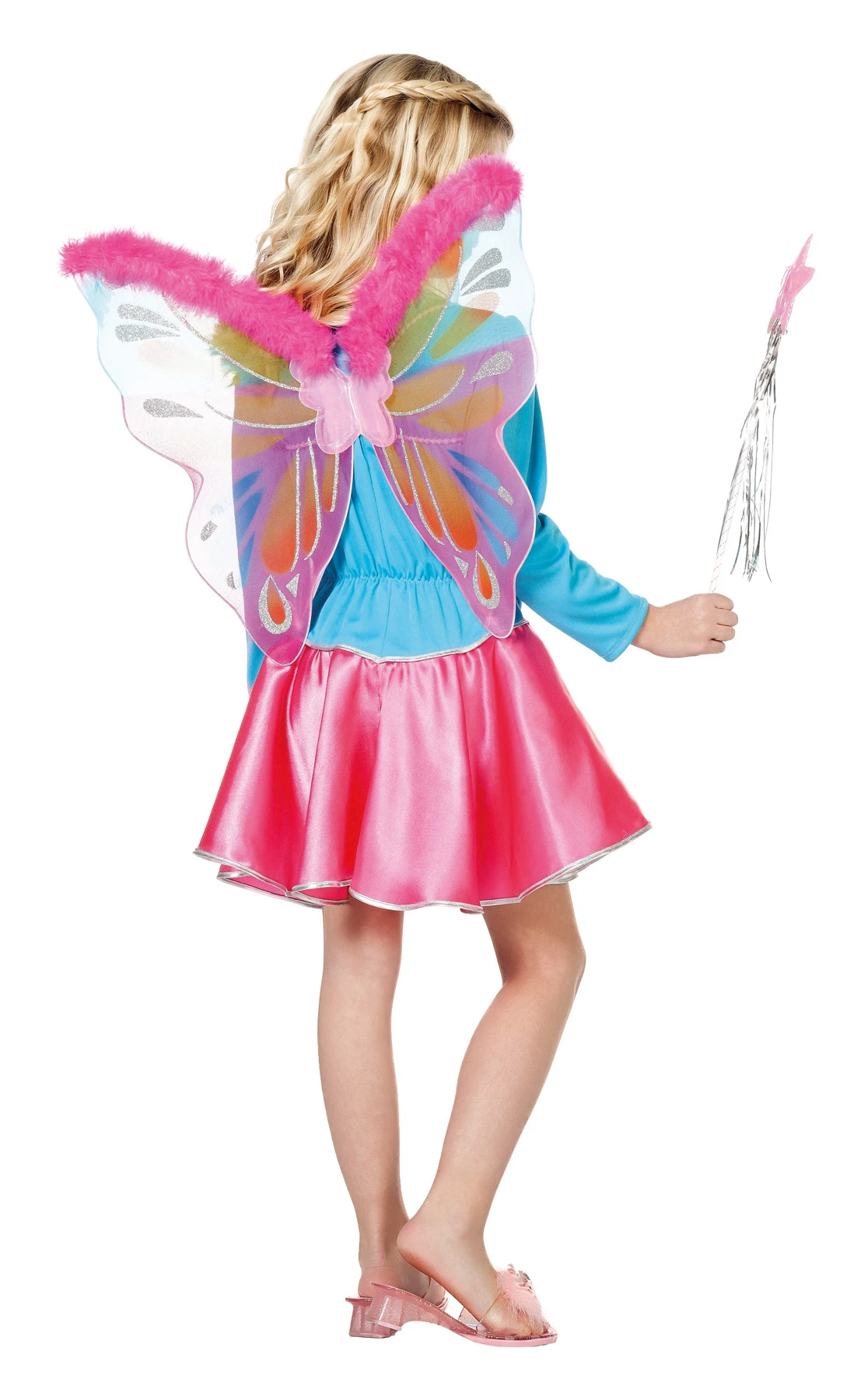 Vleugels Pink Met Marabu Bezetting 4 Vleugels Pink Met Marabu Bezetting - Afbeelding 2