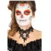 Choker Day Of The Dead Met Kant -Kostuums Met Halloween-Thema 31554