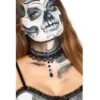 Choker Zwart Met Blauwe Stenen 2 Choker Zwart Met Blauwe Stenen -Kostuums Met Halloween-Thema 31555 1