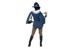 Lady Musketier -Kostuums Met Halloween-Thema 320447 musketier dame achterkant 1