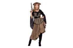 Jurk Piraat Taupe Luxe