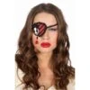Ooglapje Piraat Zwart/rood -Kostuums Met Halloween-Thema 40701 1