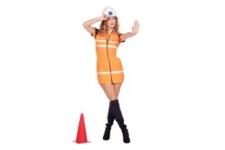 Jurkje Wegwerker Sexy -Kostuums Met Halloween-Thema 4133 wegwerker jurkje 2 1