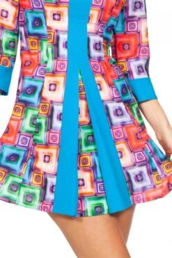 Jurk Seventies Blok -Kostuums Met Halloween-Thema 4190 xx 4190 xx 61