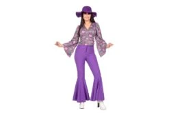 Blouse Flower Power Paars