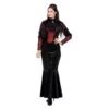 Luxe Jurk Gothic Zwart/rood -Kostuums Met Halloween-Thema 4935 xx 4935 xx 20 1