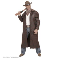 Lange Jas Bruin -Kostuums Met Halloween-Thema 7226E b