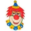 Clown Wanddeco 70 Cm. -Kostuums Met Halloween-Thema 755725 1 wanddeco clown met rood haar 2