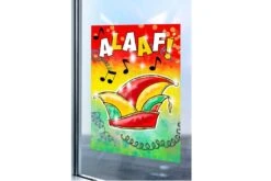 Raamsticker Alaaf 17x25 Cm.
