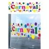 Raamsticker Carnaval 75x25 Cm. -Kostuums Met Halloween-Thema 871364755565 1