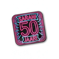 Huldeschild Sarah Neon