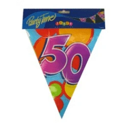 Vlaggenlijn Leeftijd 50