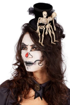 Mini Hoed Met Skelet Op Diadeem -Kostuums Met Halloween-Thema 8939 9037 00 10