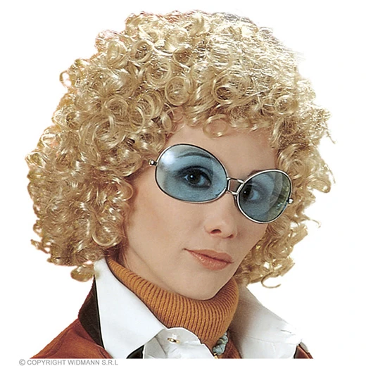 Pruik, 70's (in Plastic Doos) 3 Pruik, 70's (in Plastic Doos)