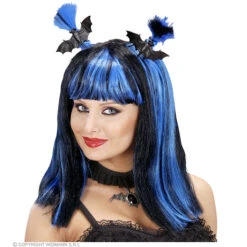 Pruik, Halloween Volwassen Met Spinnen -Kostuums Met Halloween-Thema H6484 b