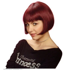 Pruik, Michelle Rood -Kostuums Met Halloween-Thema M0915 b
