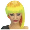 Pruik, Neo Punk Neon (in Plastic Doos) -Kostuums Met Halloween-Thema N6347 a