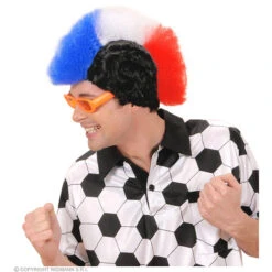 Pruik, Supporter Frankrijk/nederland Man -Kostuums Met Halloween-Thema P0708 b