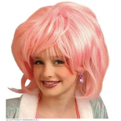 Pruik, Jazz Girl Sharon Kind (in Plastic Doos) -Kostuums Met Halloween-Thema S6283 b