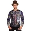 Steampunk Shirt Heer -Kostuums Met Halloween-Thema fotorealistisch shirt steampunk heer 1 1