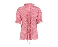 Blouse Oktoberfest Rood Wit Dames -Kostuums Met Halloween-Thema h 2602 hinten