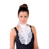Jabot Lux Kant Wit -Kostuums Met Halloween-Thema jabot lux wit 218302 1