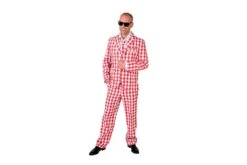 Kostuum Brabants Bont Rood Wit Geruit