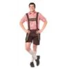 Lederhose Johann Kort Bruin -Kostuums Met Halloween-Thema lederhose johann kort donkerbruin 1