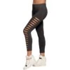 Legging Zwart Stretch Met Gaten -Kostuums Met Halloween-Thema leggings gaten zwart stretch 1 1